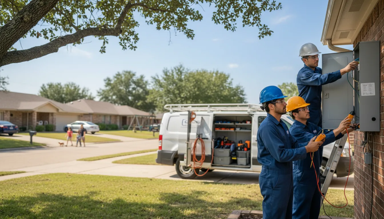 Certified electrician providing emergency electrical services in Foster, KY